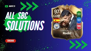 ALL SBC Rodri  Madfut25 [upl. by Ylenats]