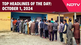 Jammu Kashmir Elections  Final Phase Of Polls In JampK Today  Top Headlines October 1 2024 [upl. by Nesmat]