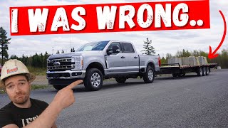 FORD F250 Superduty 67L Powerstroke Diesel Heavy Towing Heavy Mechanic Review  I Was WRONG [upl. by Shel]