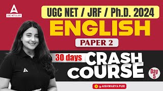 UGC NET English Literature Crash Course 5  English Literature by Aishwarya Puri [upl. by Siugram106]