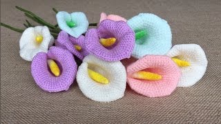 How To Crochet A Calla Lily [upl. by Adal]