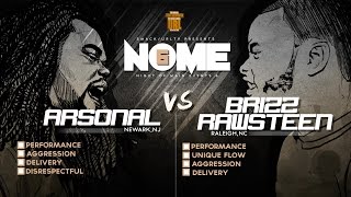 ARSONAL VS BRIZZ RAWSTEEN SMACK URL RAP BATTLE  URLTV [upl. by Georg]