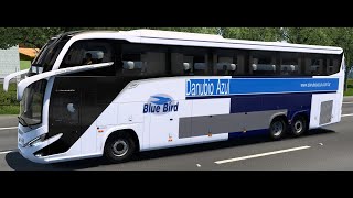 AMERICANASP X MATÃOSP  DANUBIO AZUL  VIAGEM 1754  BUS ETS2 [upl. by Waylan]