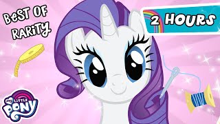 My Little Pony Friendship is Magic  Rarity BEST Episodes  2 Hour Compilation  MLP Episodes [upl. by Ehav]