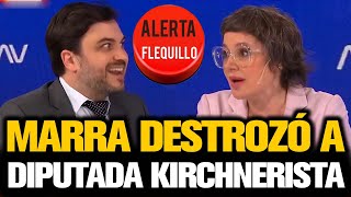 MARRA DESTROZÓ A DIPUTADA KIRCHNERISTA [upl. by Adnoral]