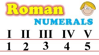 Roman Number  Roman Numerals 1 to 20  Roman Numerals I II III IV V Learn Roman Numbers I to XX [upl. by Howlond]