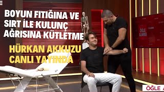 BOYUN FITIĞINA BAĞLI BOYUN VE SIRT AĞRISI İLE KULUNÇ KIRMA KAYROPRAKTİK KÜTLETME asmr [upl. by Misa589]