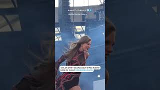 Taylor Swift seamlessly wipes runny nose at chilly Edinburgh show [upl. by Kerrie630]