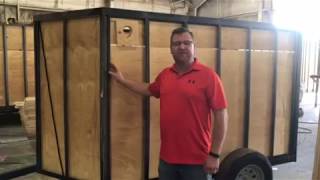 Behind the scenes making enclosed trailers with Wild Bill [upl. by Sancha]