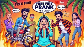 quotPallavi Ki Awaaz Mein Rank Push Karke Ladke Ka Chutiya Kata 😂  Free Fire Funny Moments  SV Livequot [upl. by Enitsirc]