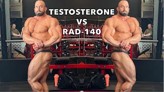 ANABOLIC STEROIDS VS SARMS  EP 1Testosterone VS Rad 140 [upl. by Medlin]