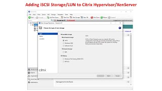 How to Add iSCSILUN to Citrix HypervisorXenServer [upl. by Sinnal]