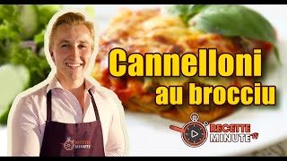 Recette Corse  Cannelloni au Brocciu [upl. by Brout]