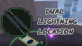 Shindo Life  Dual Lightning Location  Español [upl. by Lunneta]