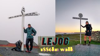 1886km walk across Great Britain  Lands End to John oGroats  LEJOG 2021 [upl. by Ahsaele744]