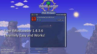 tModLoader 1436 Cracked Easy Tutorial Works in 2023 [upl. by Zakarias]