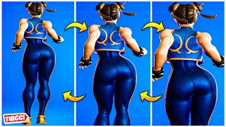 Fortnite Chun Li Party Hips 10 Hour Up Close 🍑😘 SypherPK Favourite Thicc Skin 😍🔥 [upl. by Presber]