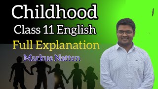 Childhood Poem Class 11 English Explanation ChildhoodClass11PoemExplanation Ahsec Hoenbill [upl. by Denis]