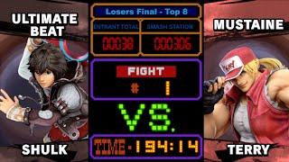 Smash Station 306  UltimateBeat vs AoR  Mustaine  Losers Final  Top 8 [upl. by Eihs]