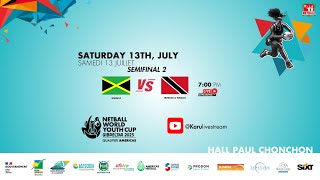 Netball World Youth Cup 2025 Qualifier  Jamaica VS Trinidad amp Tobago Saturday July 13th [upl. by Vivie]