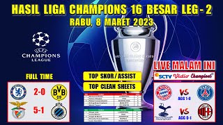 Hasil Liga Champions Tadi Malam  CHELSEA vs DORTMUND  UCL 2023 16 Besar Leg 2 [upl. by Eiddal14]