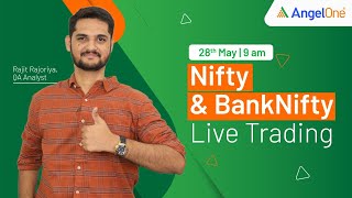 🔴 LIVE TRADING  Watch Nifty and BankNifty Live Trading  28th May 2024  Angel One [upl. by Bannerman]