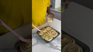 Cinnamon rolls chef cokinginfluencer cooking microinfluencer food recipe foodie [upl. by Michel819]