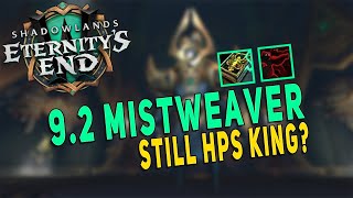 92 Mistweaver Monk Still HPS King Double Legendaries amp Mythic Raid Gameplay Lihuvim  WoW [upl. by Jaime]