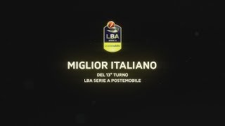 Riccardo Moraschini Miglior Italiano 13°turno LBA Serie A PosteMobile [upl. by Kieffer]