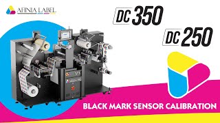 DC350  DC250  Black Mark Sensor Calibration [upl. by Meadows]