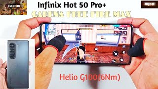 Infinix Hot 50 Pro Plus Game Play amp Review  Garena Free Fire Max Graphics Test Helio G100 [upl. by Jeddy]