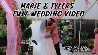 Tyler amp Maries Epic Wedding Day  May 18 2024  Mustsee Youtube Video [upl. by Avril]