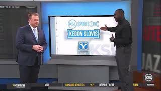 Stevenson Sylvester Talks About BYU Quarterback Kedon Slovis NFL Draft Possibilities [upl. by Atikcir]