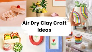 Beautiful Handmade Air Dry Clay Projects to make and sell 😍 [upl. by Tapes]