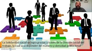 DURKHEIM LA DIVISION DEL TRABAJO SOCIAL LAS FORMAS ANORMALES [upl. by Edmanda330]