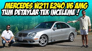 Mercedes W211 E240 V6  E55 AMG Dönüşüm  Tüketim Masraf Kronik Sorunlar  Gazlama  TEST [upl. by Nylek]