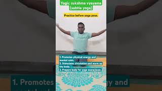 yogic sukshma vyayama subtle yoga yoga motivation shorts ytshort excercise [upl. by Oznarol]