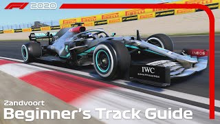 F1 2020 Track Guide Zandvoort Hotlap  Setup 109369 [upl. by Ibmab]