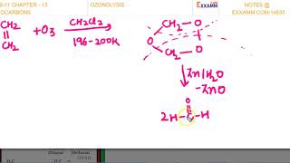 OzonolysisClass11 Chapter13CBSENCERT [upl. by Lala]