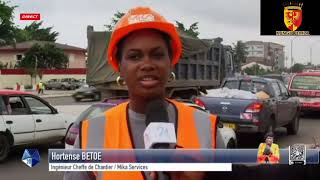 Urbanisation à Libreville  le carrefour Acaé fait peau neuve Gabon [upl. by Filipe]