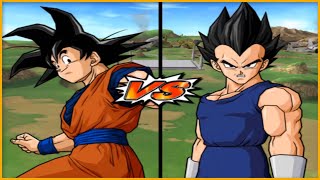 DBZ Budokai Tenkaichi 3 Goku End VS Vegeta End  The Epic Battle [upl. by Gentes]