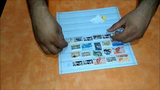 How to make Postage Stamp Collection Album  Stamp Stockbook [upl. by Eiliak]