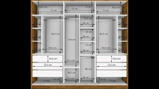 Open Plan Design DIY Bedroom Closet  DIY Bedroom Wardrobe Build Design ON BUDGET With a Free plan [upl. by Adnoyek]