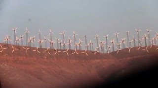 Tehachapi Pass Wind Farm CA [upl. by Ahtelra]