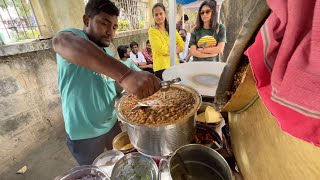 Very Rare Chole Kulche Stall in South India  Indian Street Food [upl. by Zehc]