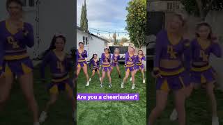 Rate Our Costume 💜 shorts cheerleader youtubeshorts [upl. by Adil]