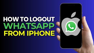 How To Logout WhatsApp From IPhone  2024 [upl. by Aloise]