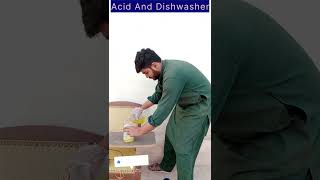 Acid and dishwashermost dangerous experimentrail experiment youtubeshorts shorts viralvideo [upl. by Prissie450]