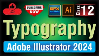 Class 12  Adobe Illustrator Typography Urdu [upl. by Aiak510]