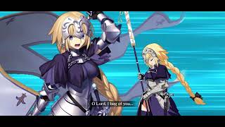 FGO Jeanne Old Animation 1st amp 2nd Ascension [upl. by Dnomaj]